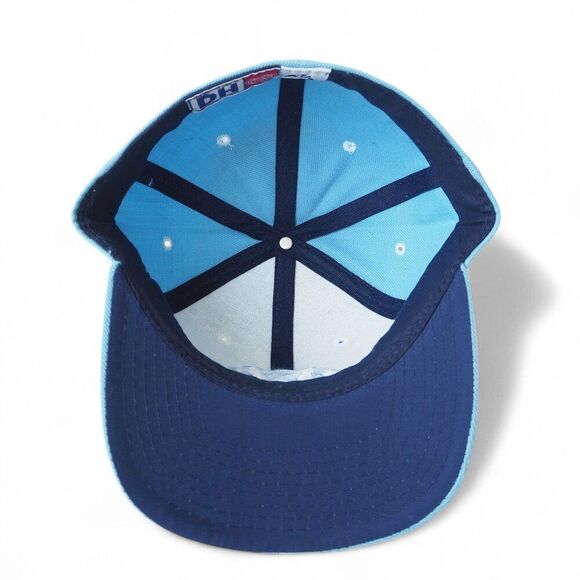 Zephyr GRAF-X DH Vintage 90s Carolina Tar Heels Carolina Blue Fitted Hat 6 7/8 - Picture 5 of 7